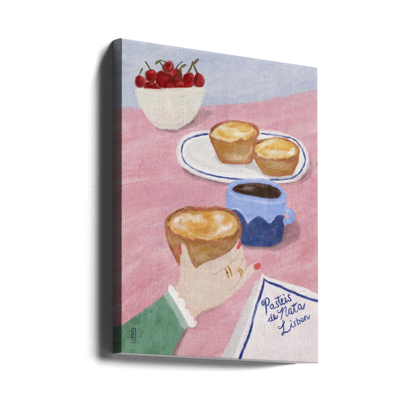 Avec amour de Lisbonne-Art culinaire et voyage | Tableaux sur Toile