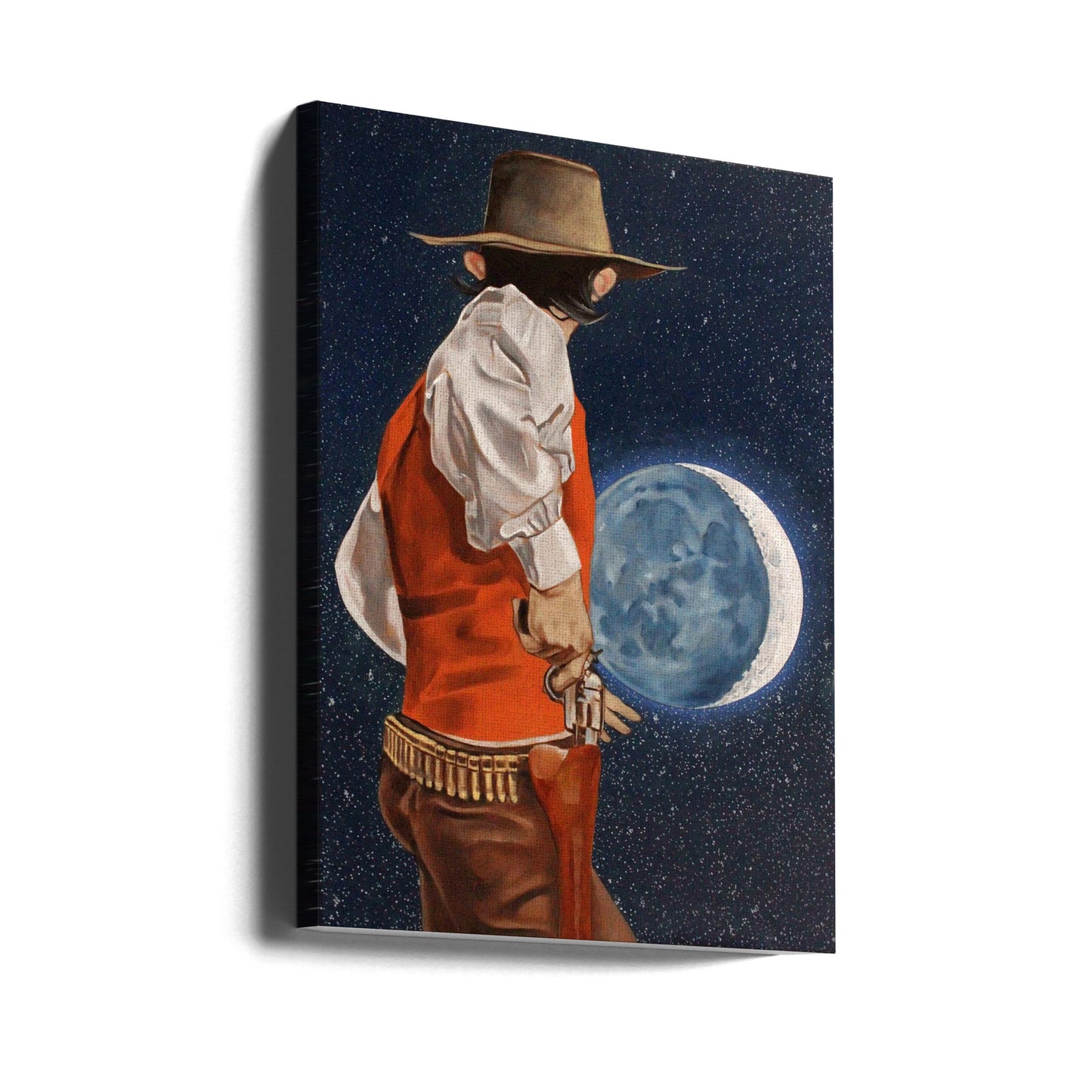 Skjut månen | Canvas