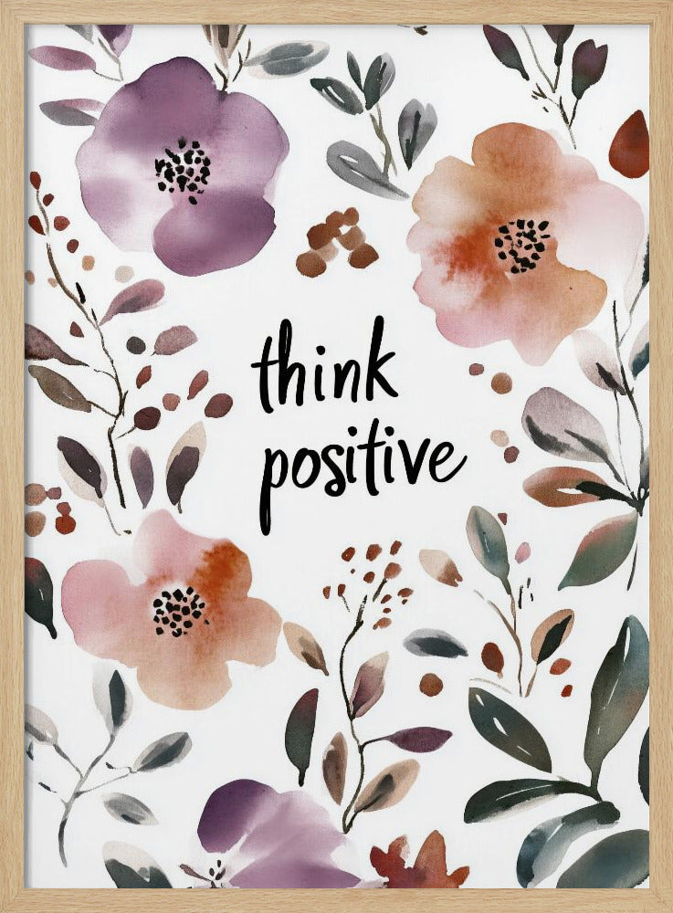 Tænk positivt | Plakater - Kunsttryk