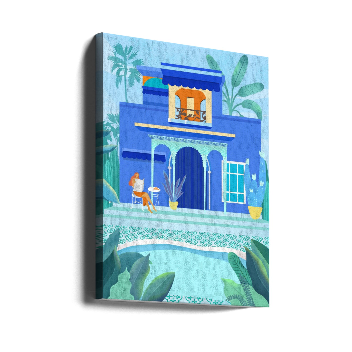 Oasi Blu | Stampe su Tela