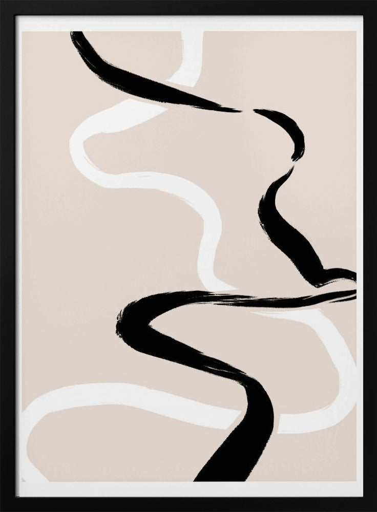 Flowing Ink Trails | Poster