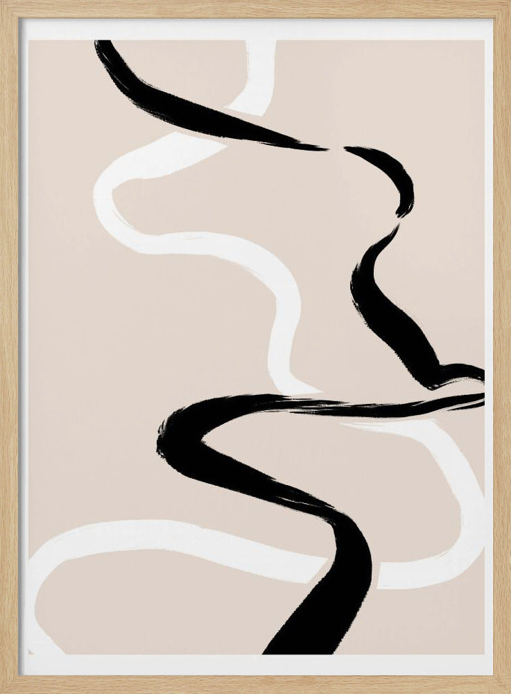 Flowing Ink Trails | Poster