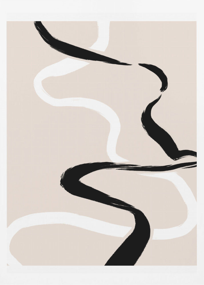 Flowing Ink Trails | Poster