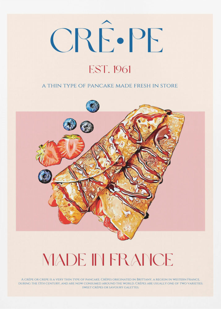 French Crepe Delight | Poster