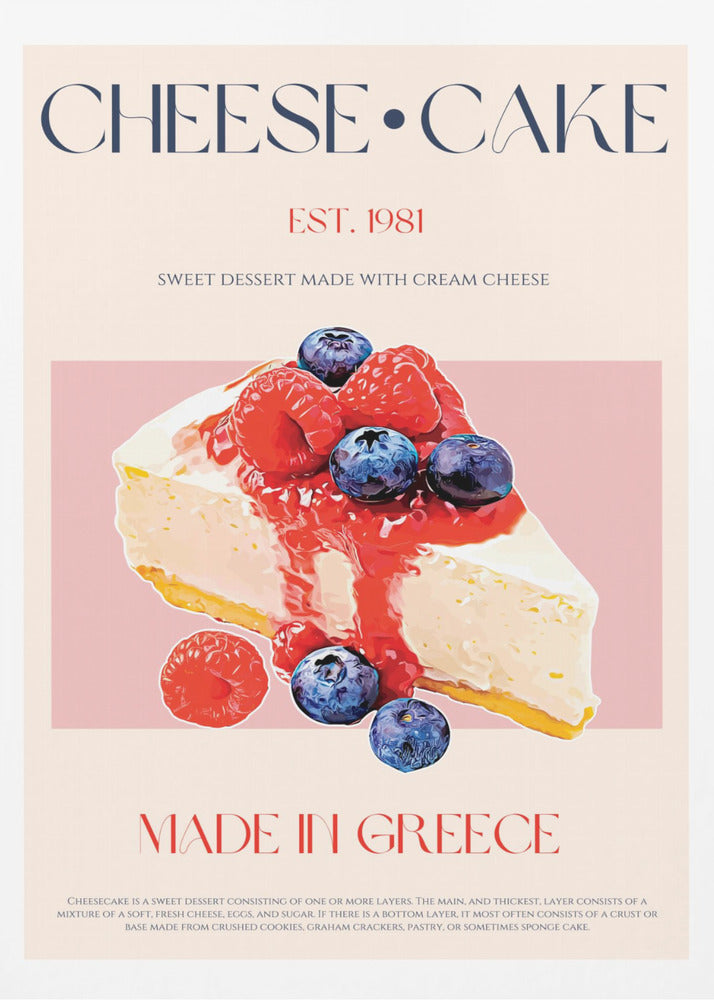 Griechisches Dessertglück | Poster