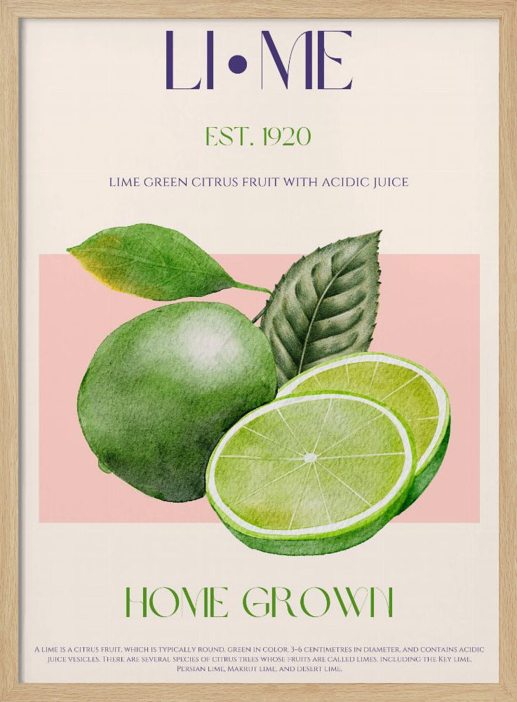 Fräsch grön glädje | Poster