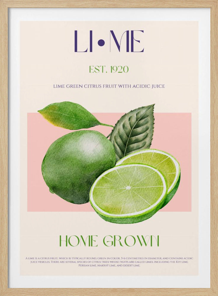 Fräsch grön glädje | Poster