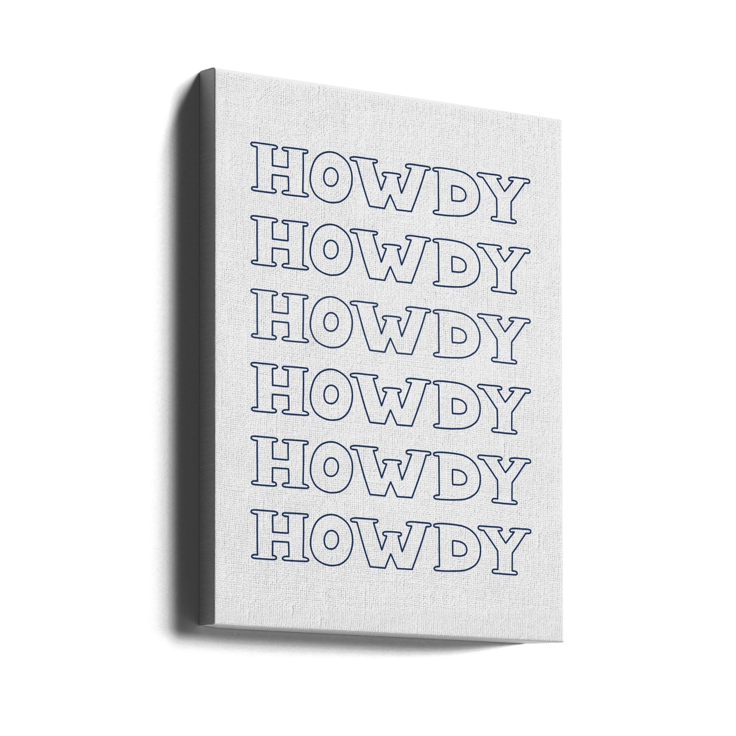 Granatowy Cześć | Wydruki na łótnie