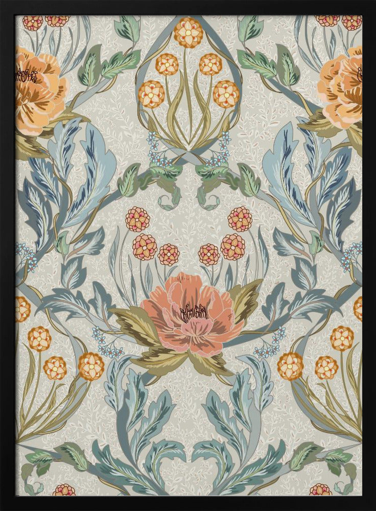 Floral Heritage Morris Antique pattern | Poster