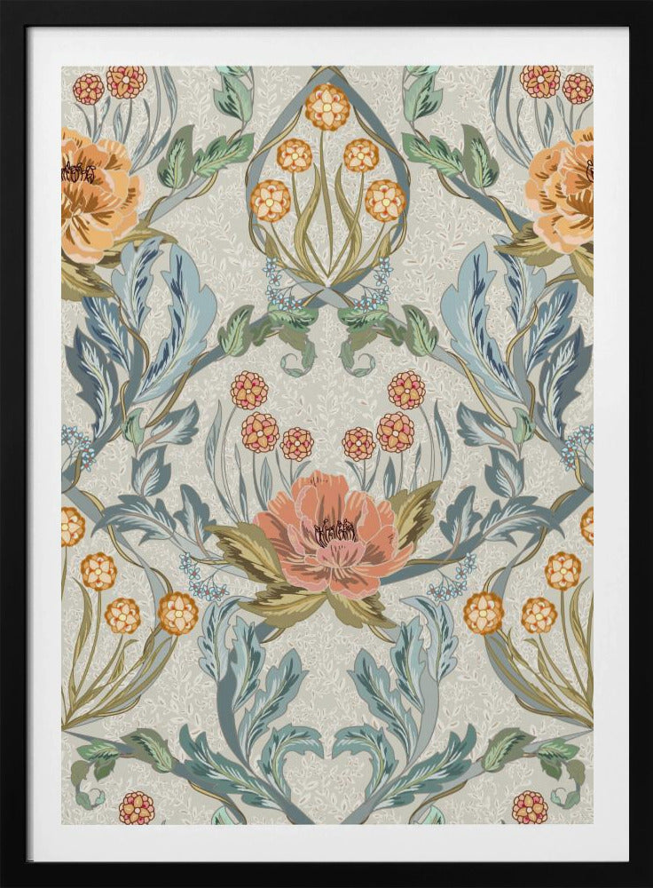 Floral Heritage Morris Antique pattern | Poster