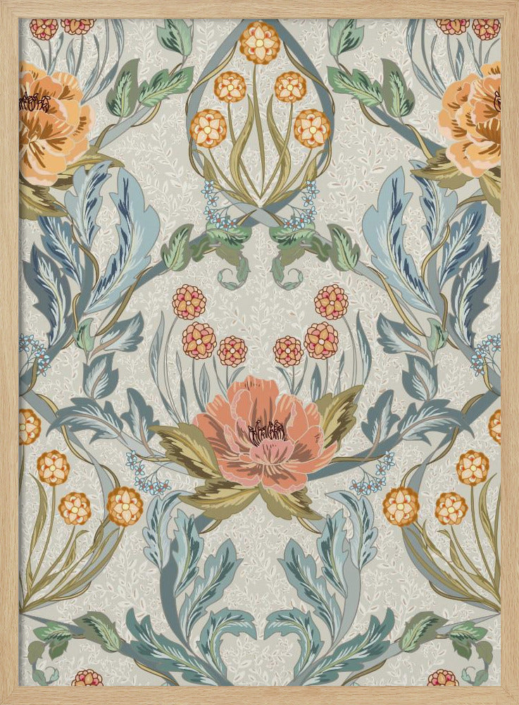Floral Heritage Morris Antique pattern | Poster