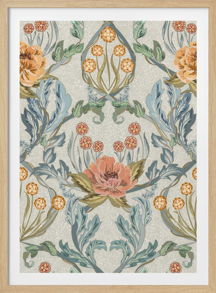Floral Heritage Morris Antique pattern | Poster