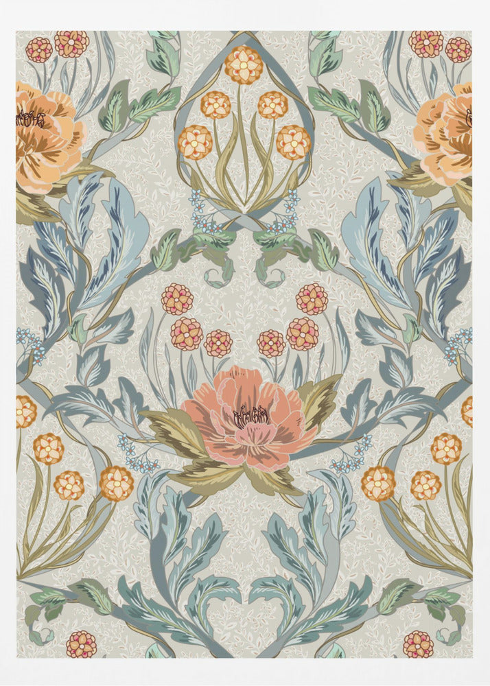 Floral Heritage Morris Antique pattern | Poster