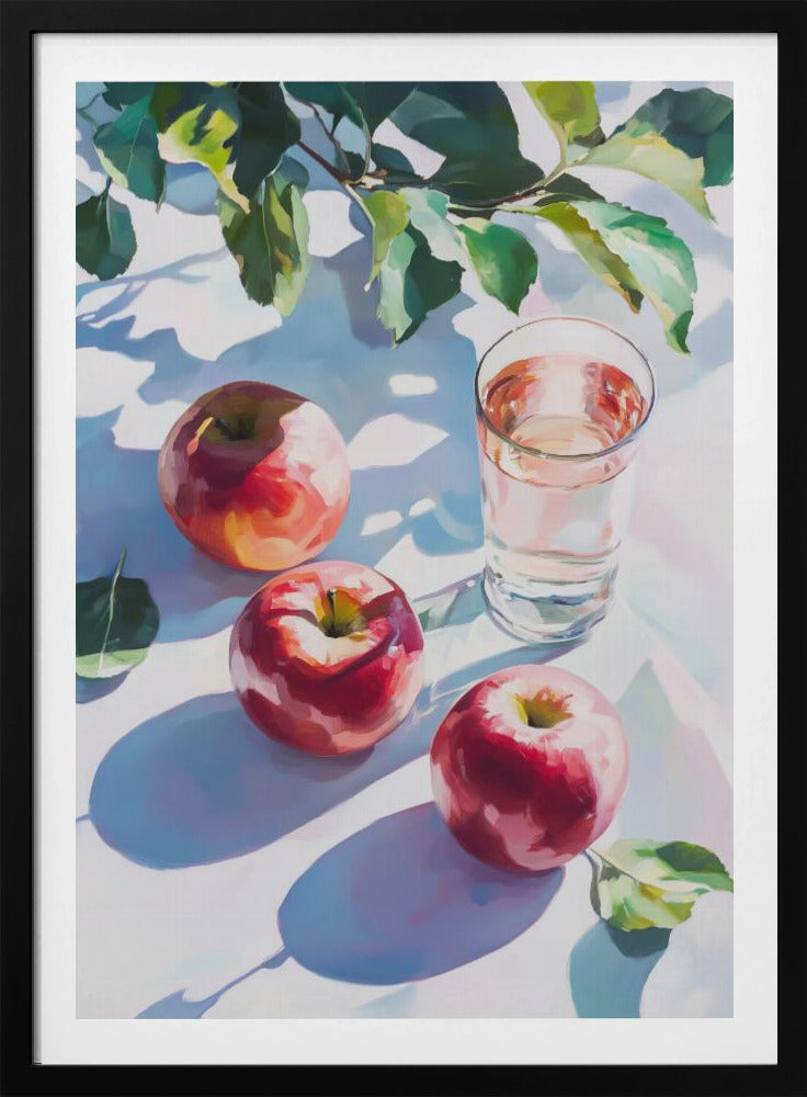 Äpplen och reflektioner | Poster