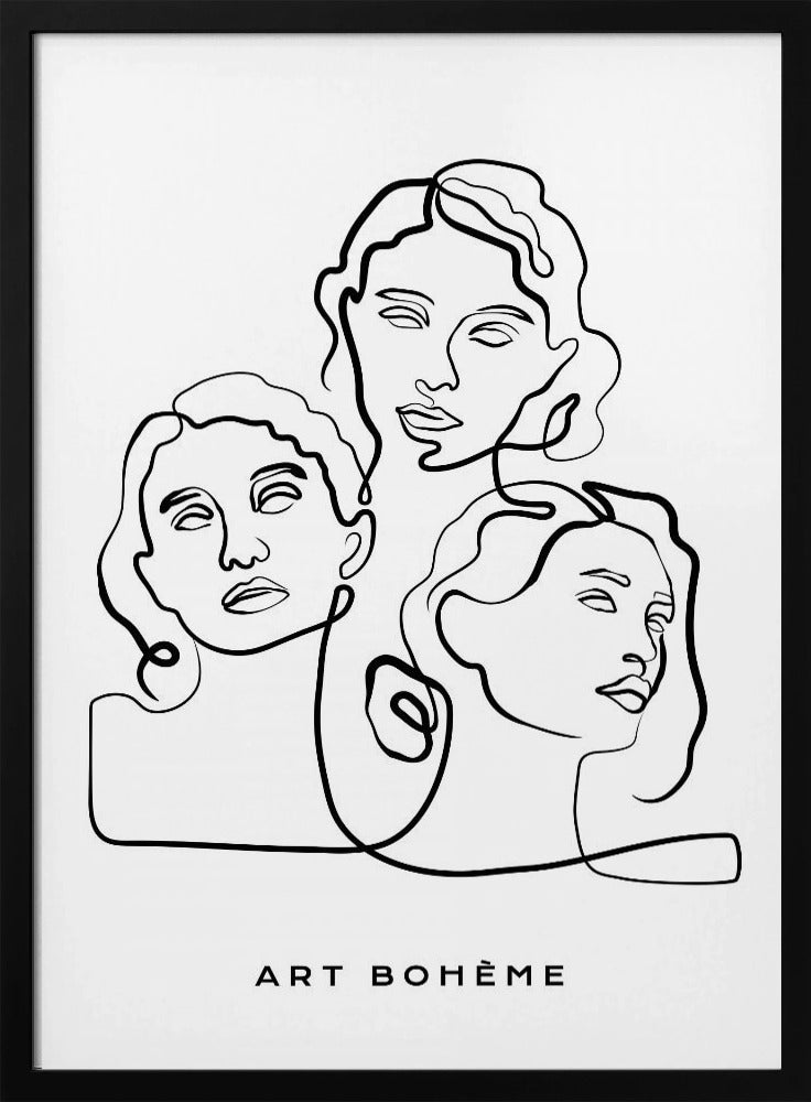 Three Faces, One Line | Poster
