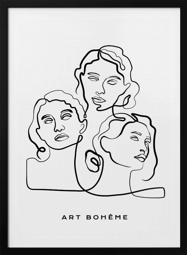Three Faces, One Line | Poster