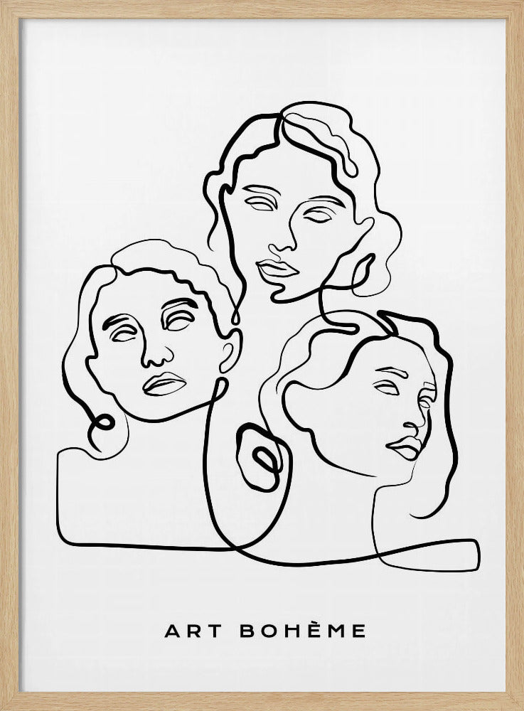Three Faces, One Line | Poster