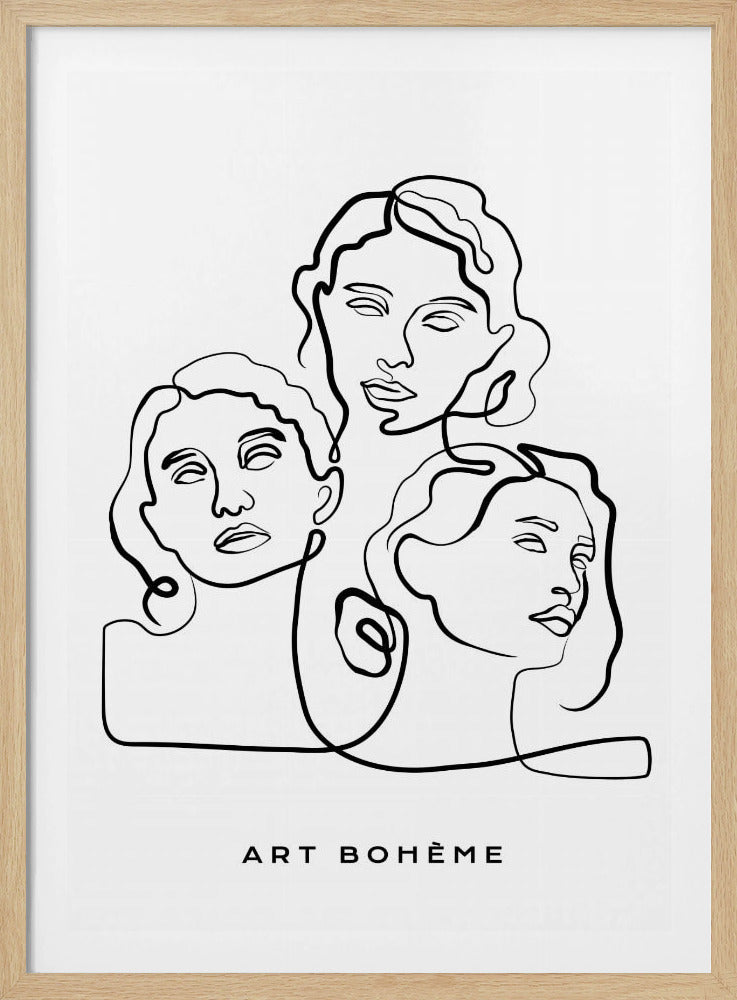 Three Faces, One Line | Poster