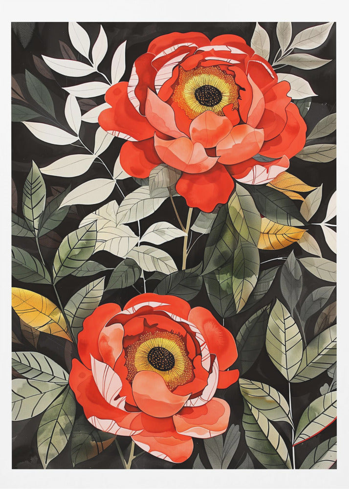 Peonies Justna Jaszke Jbjart | Poster