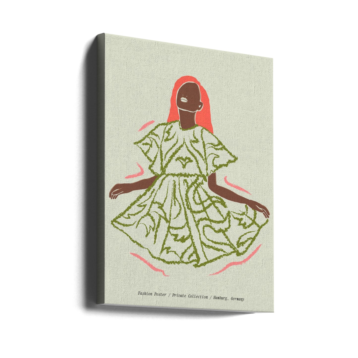 Elegance in Green | Canvas