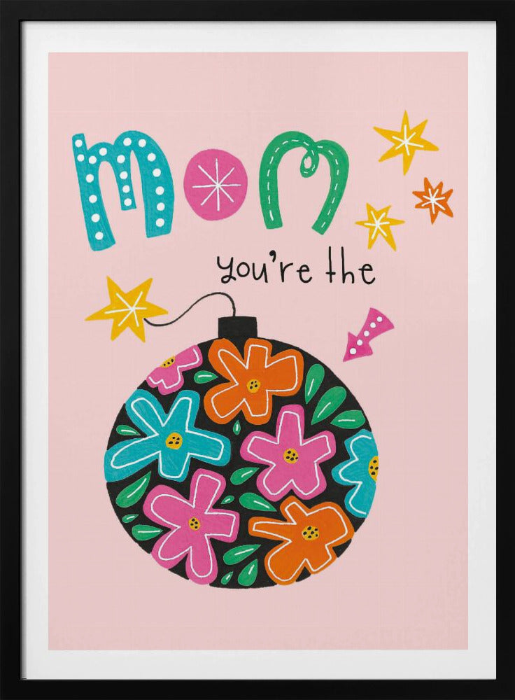 Mammas blomsterglädje | Poster