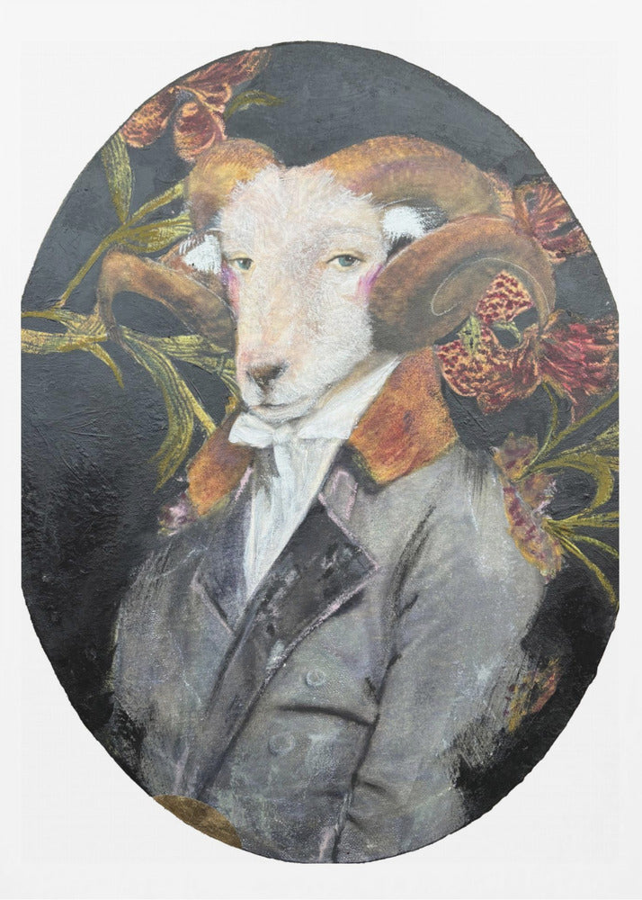 Regal Ram Portrait | Poster