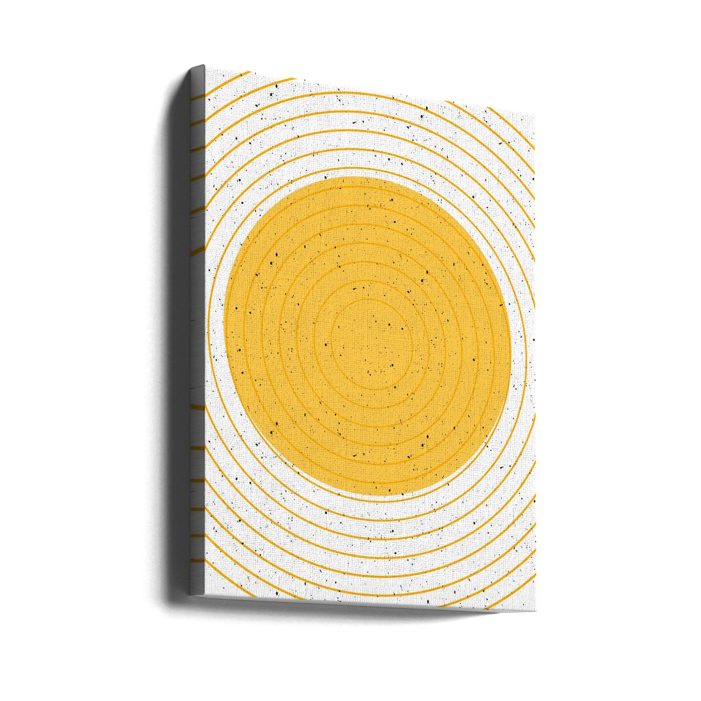 Concentric Yellow Circles | Canvas