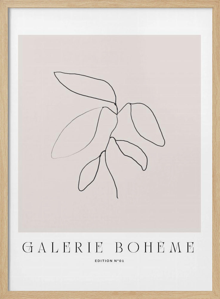 Minimalist Leaves | Poster