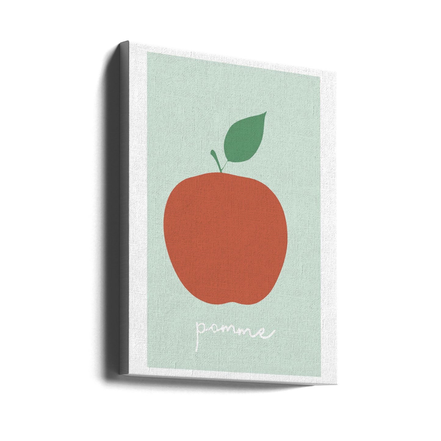 La Pomme (Muted Red) | Canvas