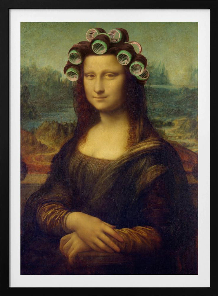 Mona Lisa - the Curly Girly Edition | Poster