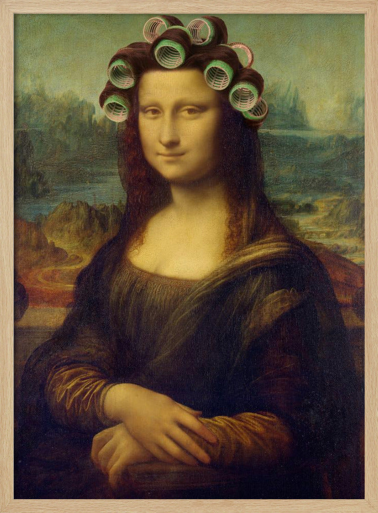 Mona Lisa - the Curly Girly Edition | Poster