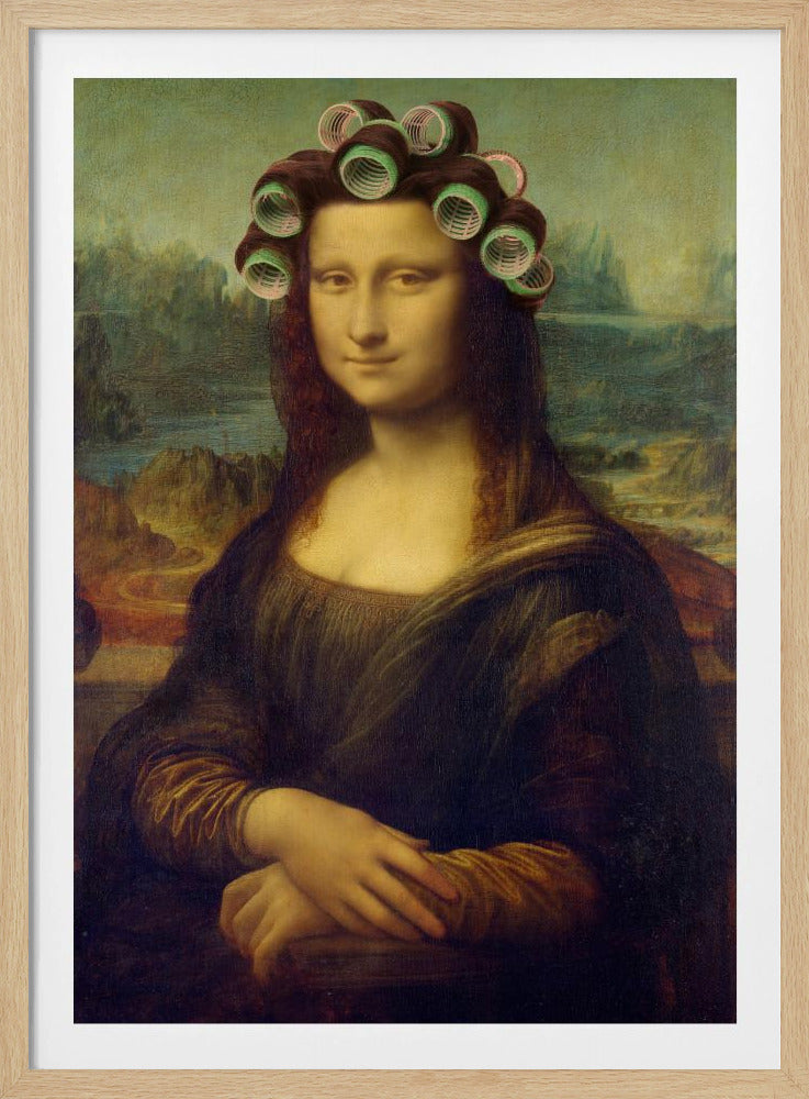 Mona Lisa - the Curly Girly Edition | Poster