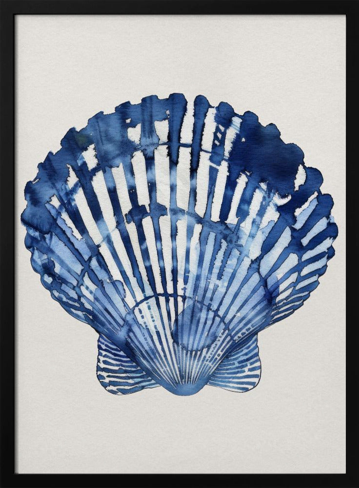 Indigo Seashell | Poster