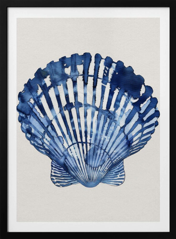 Indigo Seashell | Poster