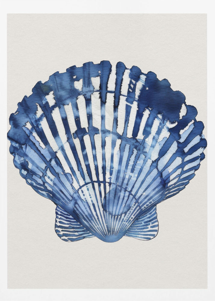 Indigo Seashell | Poster