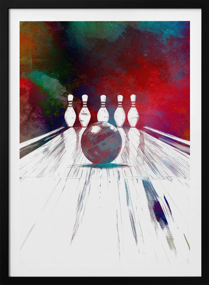 Sport Bowling art | Poster