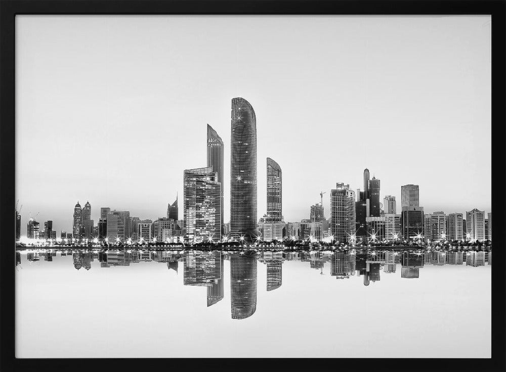 Riflessione urbana di Abu Dhabi | Poster - Stampe d’Arte