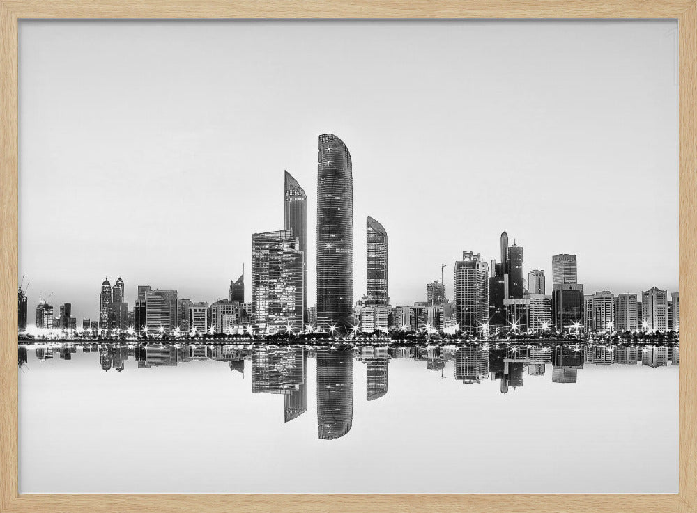 Riflessione urbana di Abu Dhabi | Poster - Stampe d’Arte