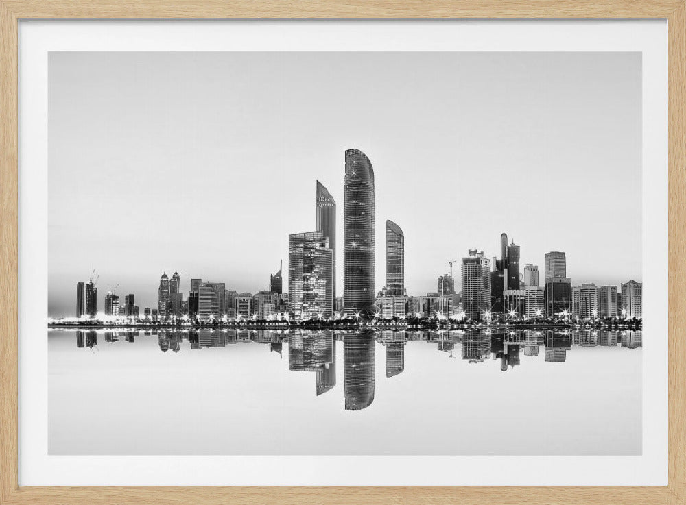 Riflessione urbana di Abu Dhabi | Poster - Stampe d’Arte