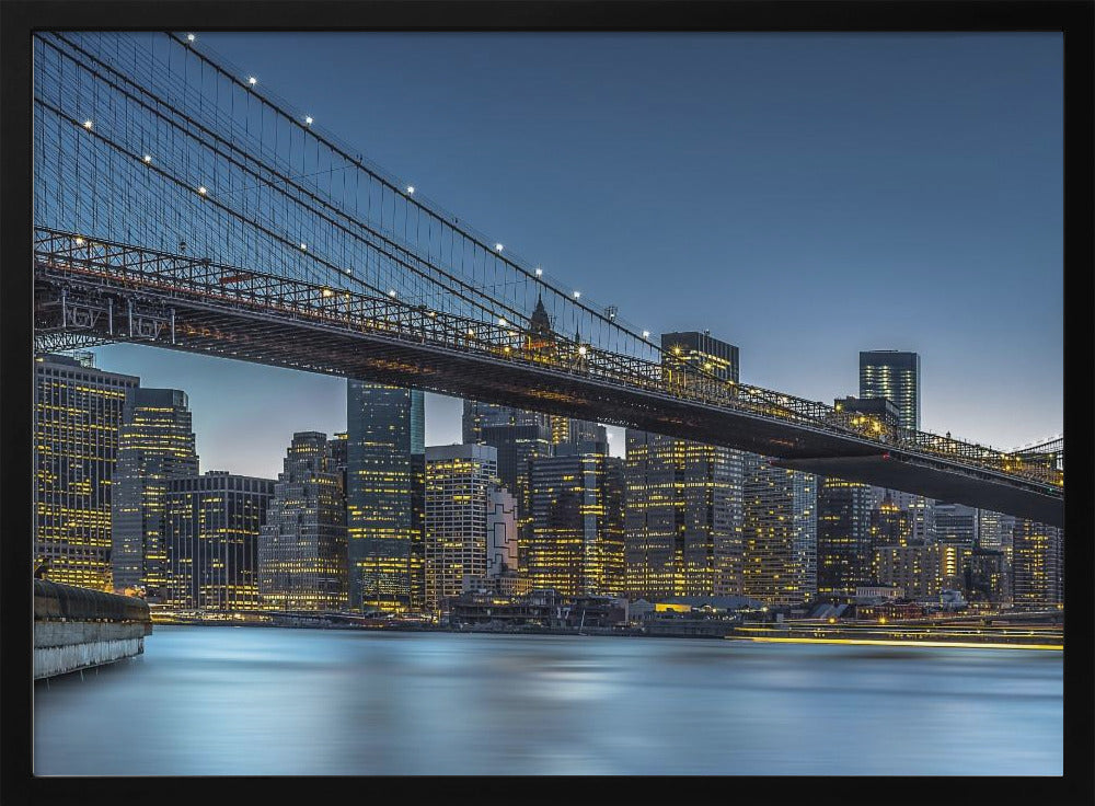 New York - L'ora blu su Manhattan | Poster - Stampe d’Arte