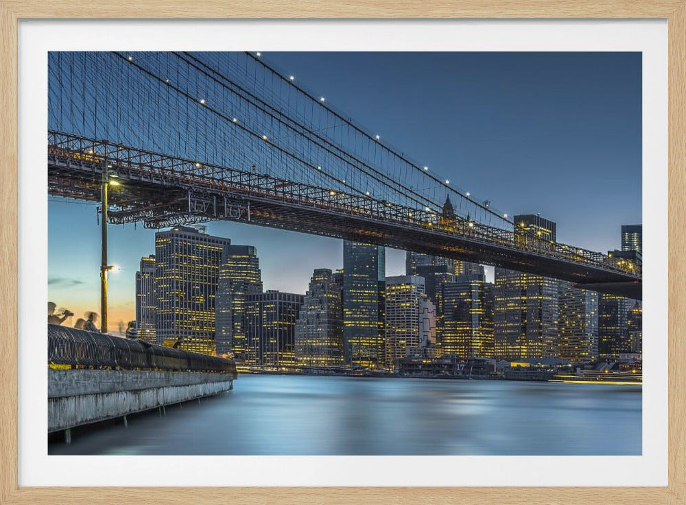 New York - L'ora blu su Manhattan | Poster - Stampe d’Arte