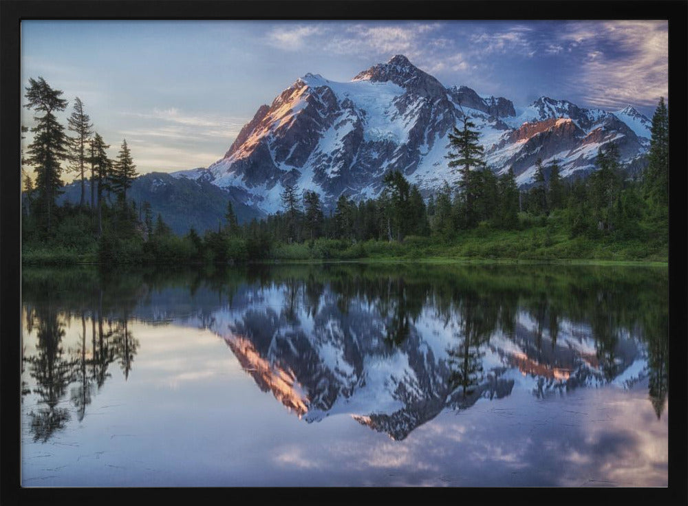 Amanecer en el monte Shuksan | Posters - Impresiones de Arte