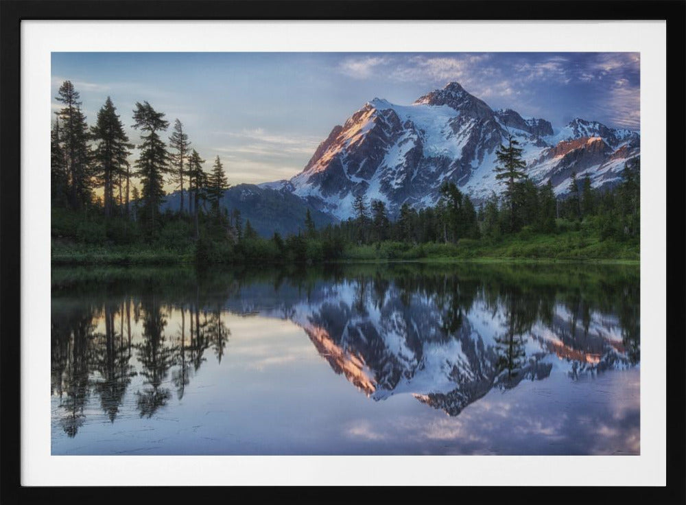 Amanecer en el monte Shuksan | Posters - Impresiones de Arte