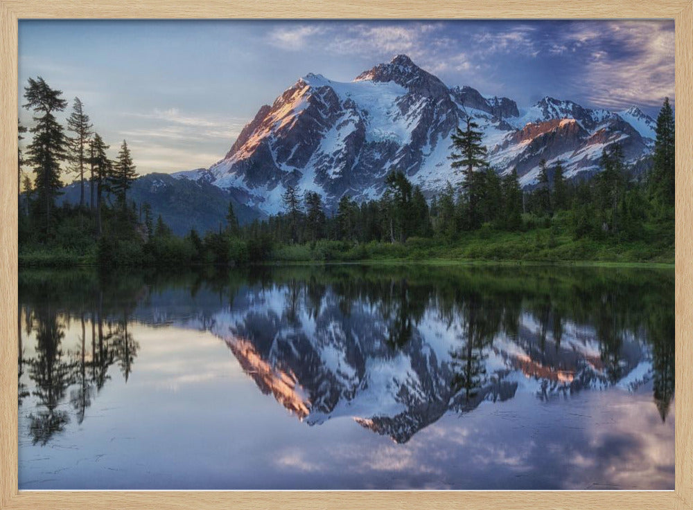 Amanecer en el monte Shuksan | Posters - Impresiones de Arte