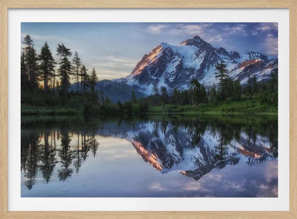 Amanecer en el monte Shuksan | Posters - Impresiones de Arte