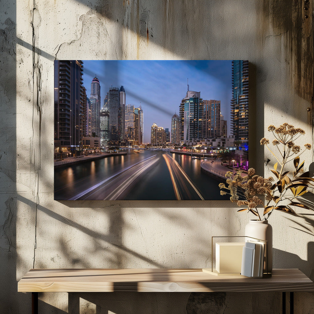 Marinas natt | Canvas