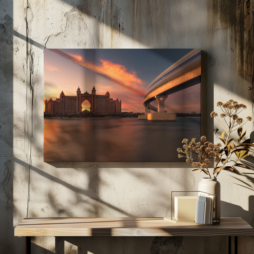 Atlantis solnedgång | Canvas