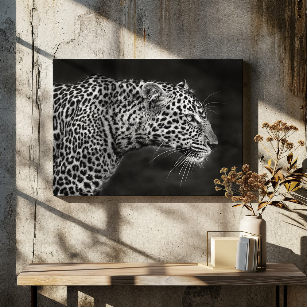 Leopard på nært hold | Lerretsbilder
