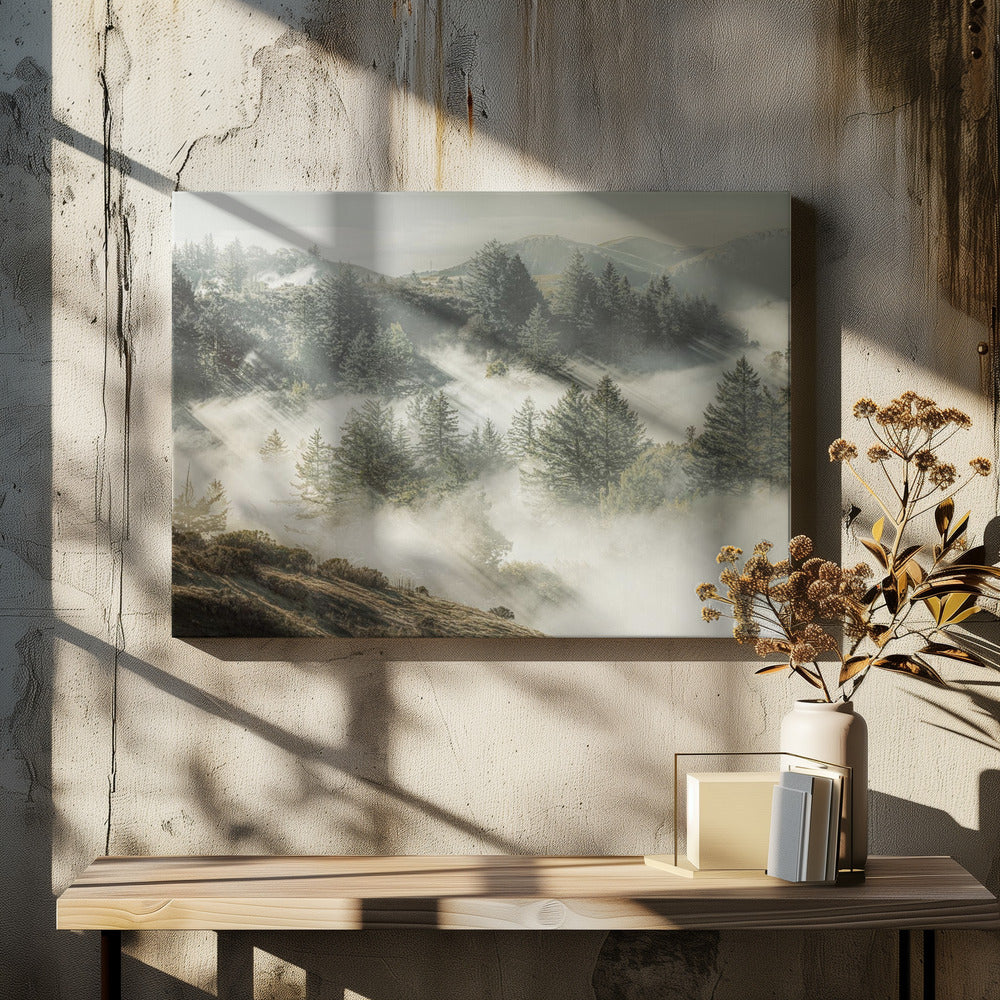 Silver White Winter that Melts into Spring | Canvas