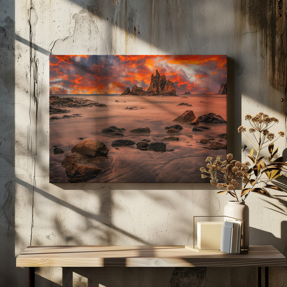 Atardecer canario | Impresiones en Lienzo